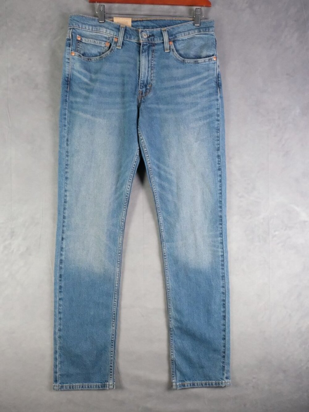 Levis 511 Jeans Mens 32X32 Blue Slim Stone Wash Stretch Denim New